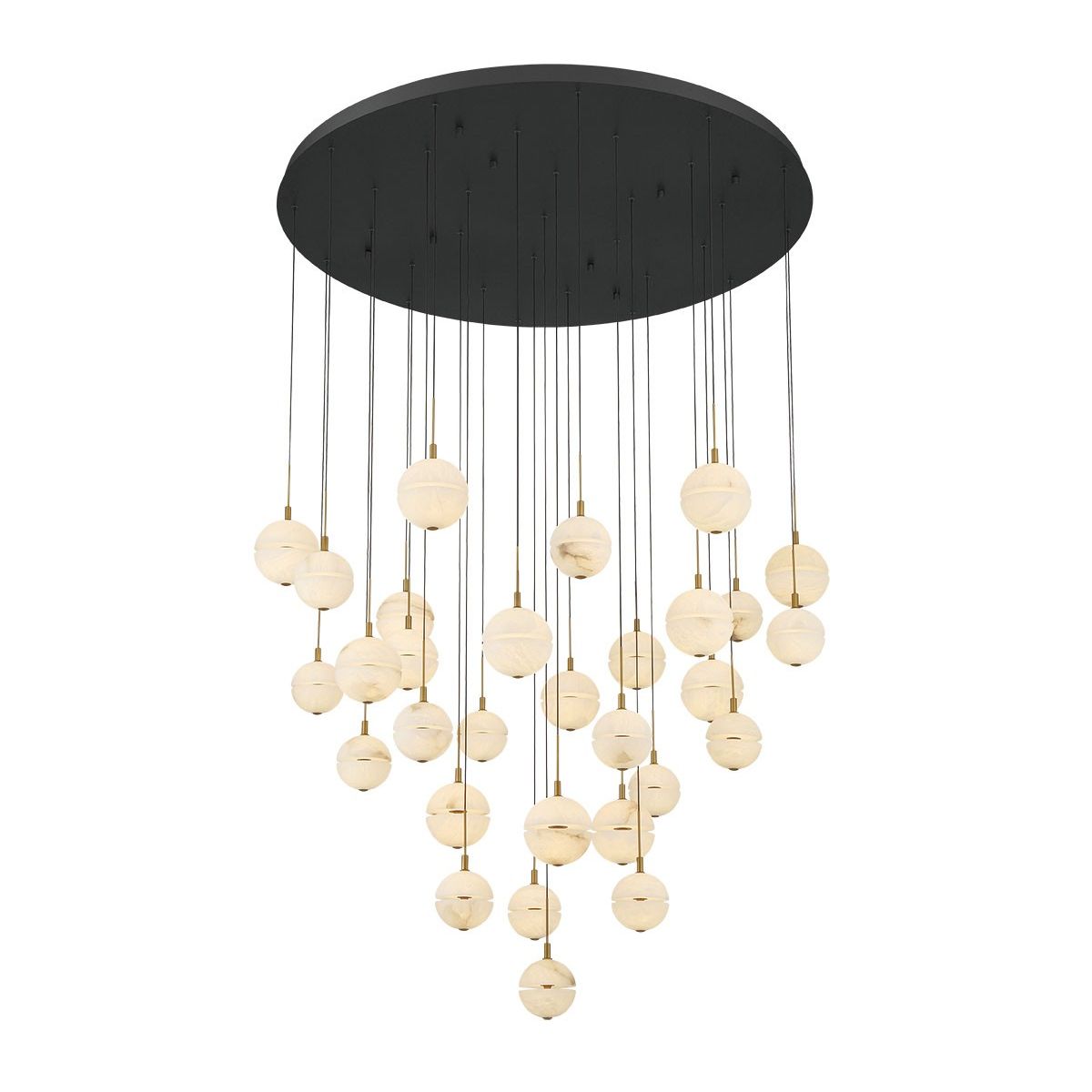 Lib & Co. Canada - 12374-02 - LED Chandelier - Corfu - Black