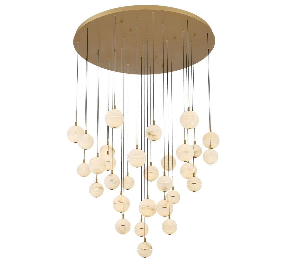 Lib & Co. Canada - 12374-030 - LED Chandelier - Corfu - Painted antique brass