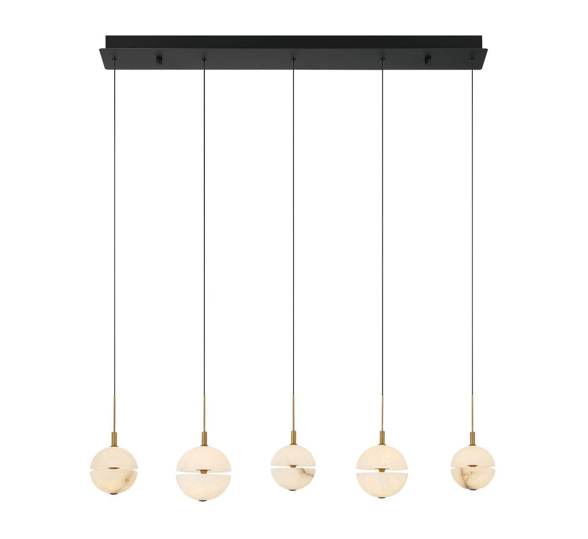 Lib & Co. Canada - 12375-02 - LED Chandelier - Corfu - Black