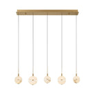 Lib & Co. Canada - 12375-030 - LED Suspendu - Corfou - Laiton antique peint