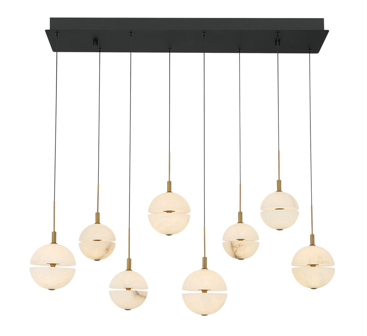 Lib & Co. Canada - 12376-02 - LED Chandelier - Corfu - Black