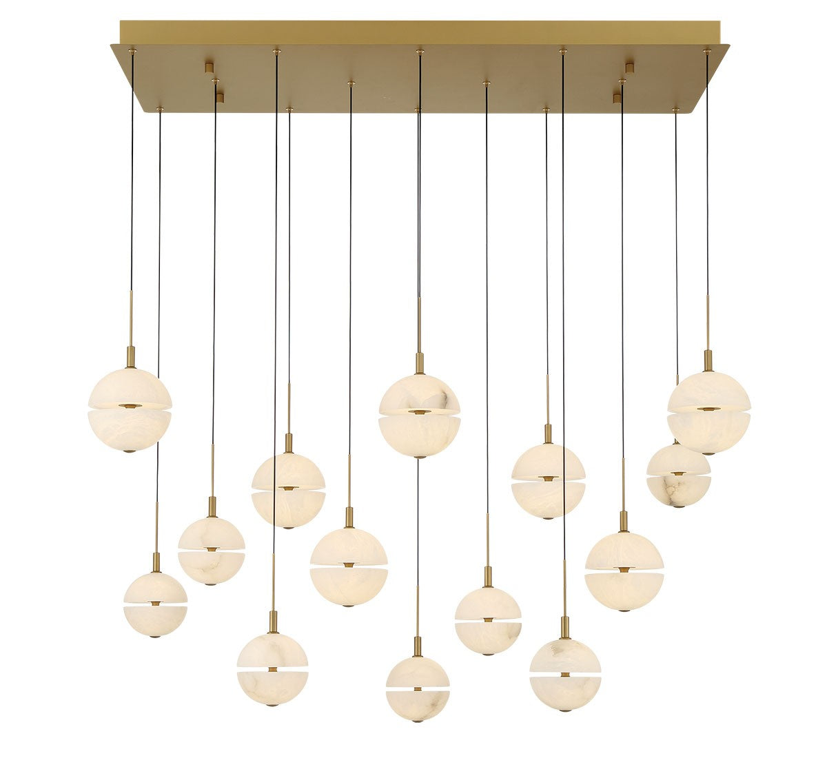 Lib & Co. Canada - 12377-030 - LED Chandelier - Corfu - Painted antique brass