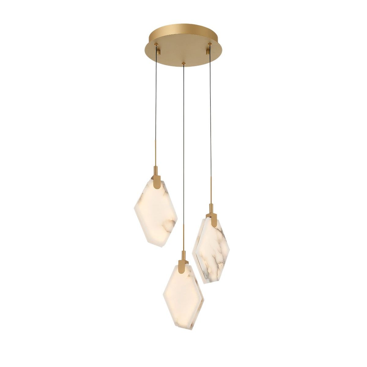 Lib & Co. Canada - 12381-030 - LED Pendant - Kosmos - Painted antique brass