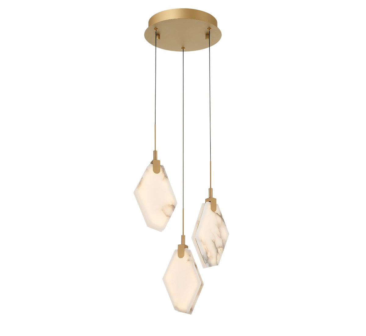 Lib & Co. Canada - 12381-030 - LED Pendant - Kosmos - Painted antique brass