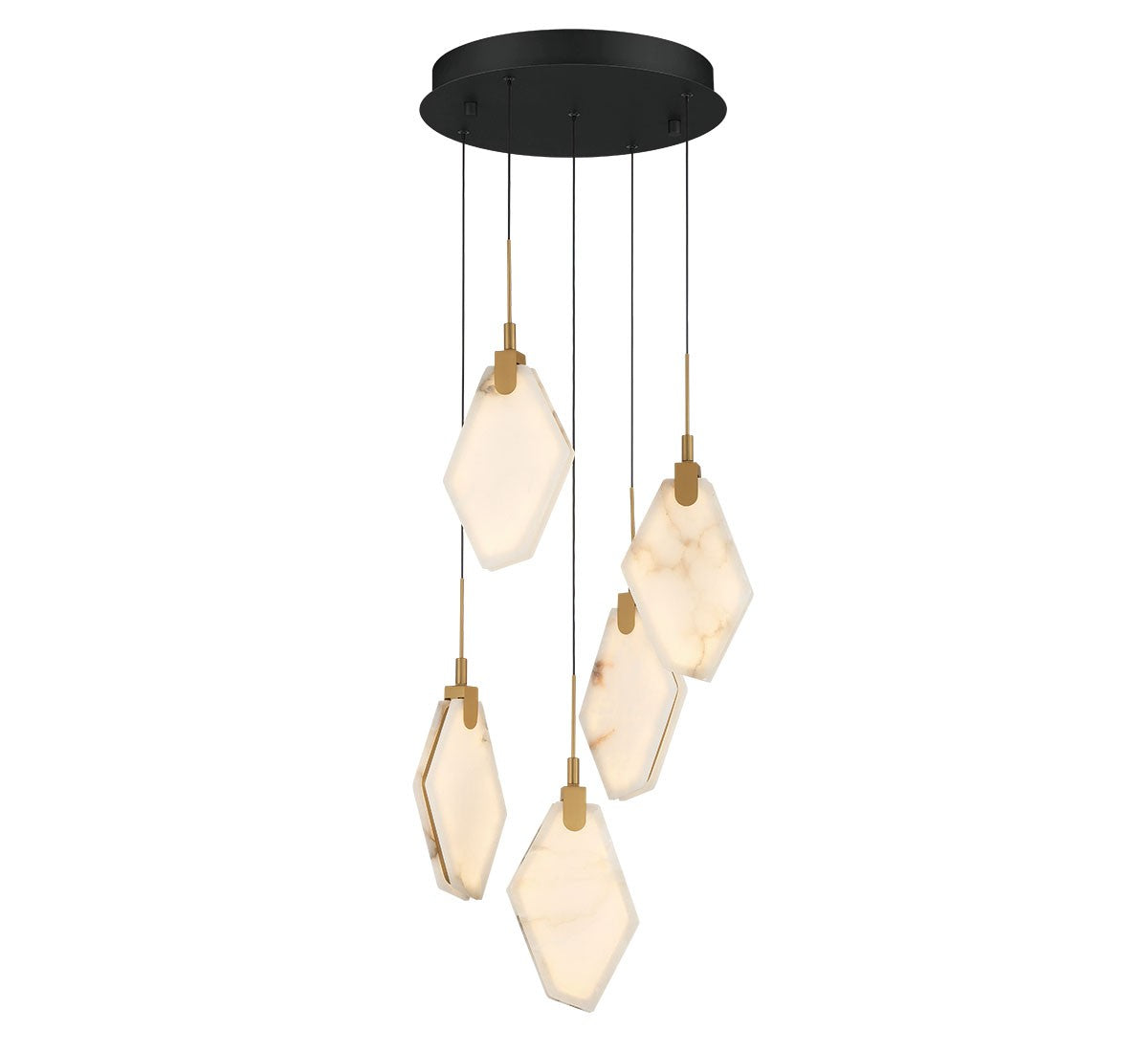 Lib & Co. Canada - 12382-02 - LED Chandelier - Kosmos - Black