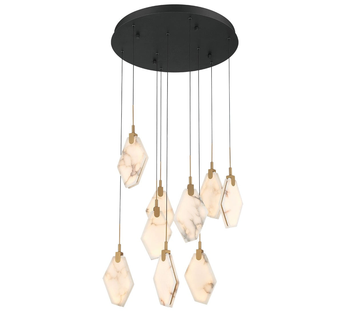 Lib & Co. Canada - 12383-02 - LED Chandelier - Kosmos - Black