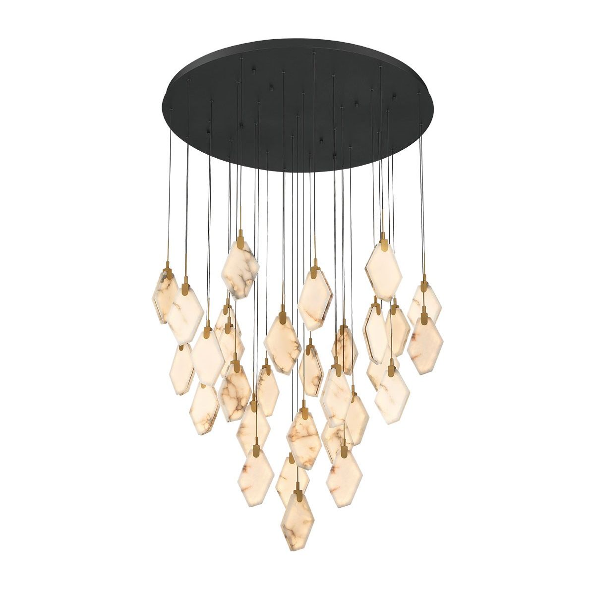 Lib & Co. Canada - 12385-02 - LED Chandelier - Kosmos - Black
