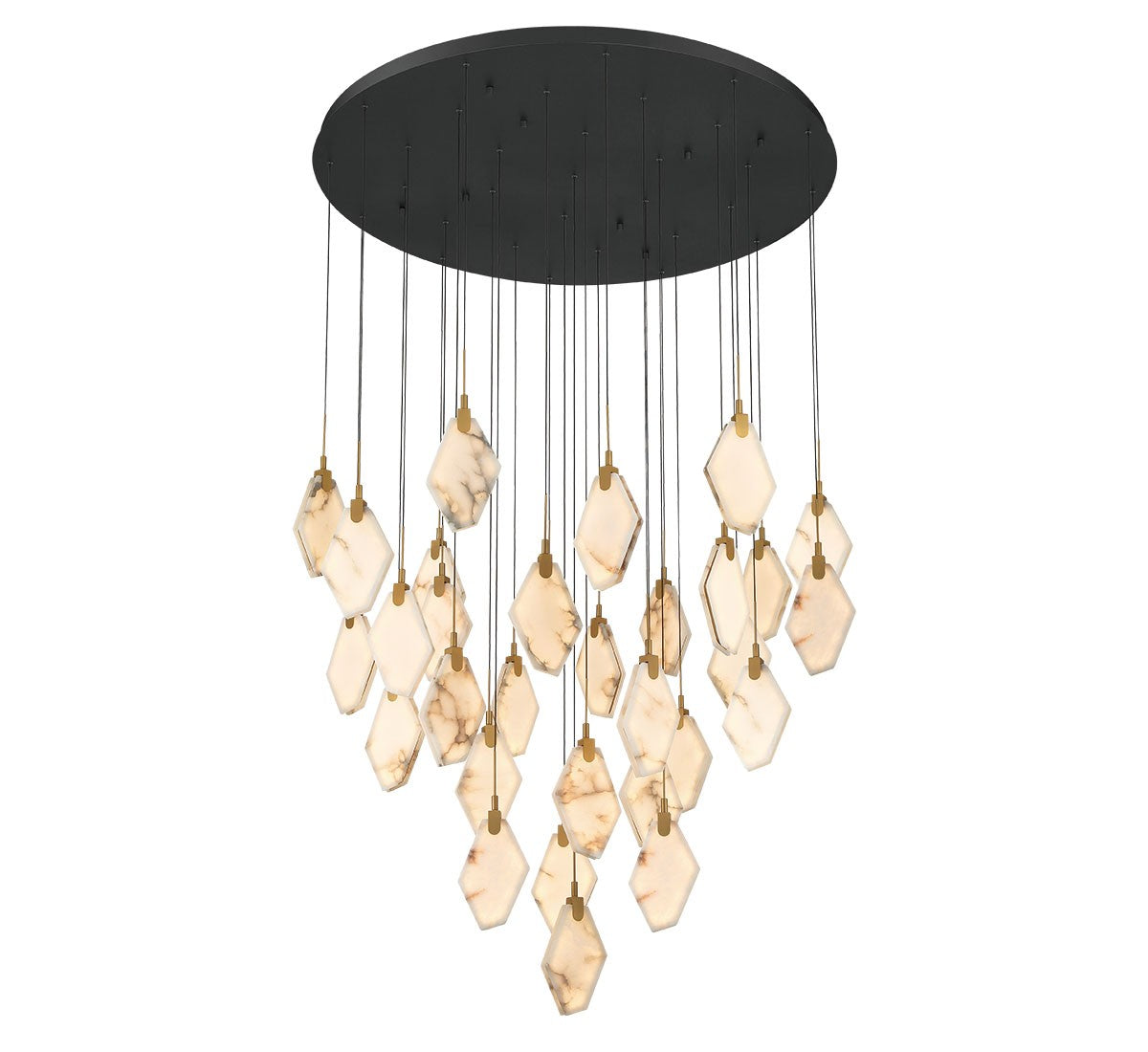Lib & Co. Canada - 12385-02 - LED Chandelier - Kosmos - Black