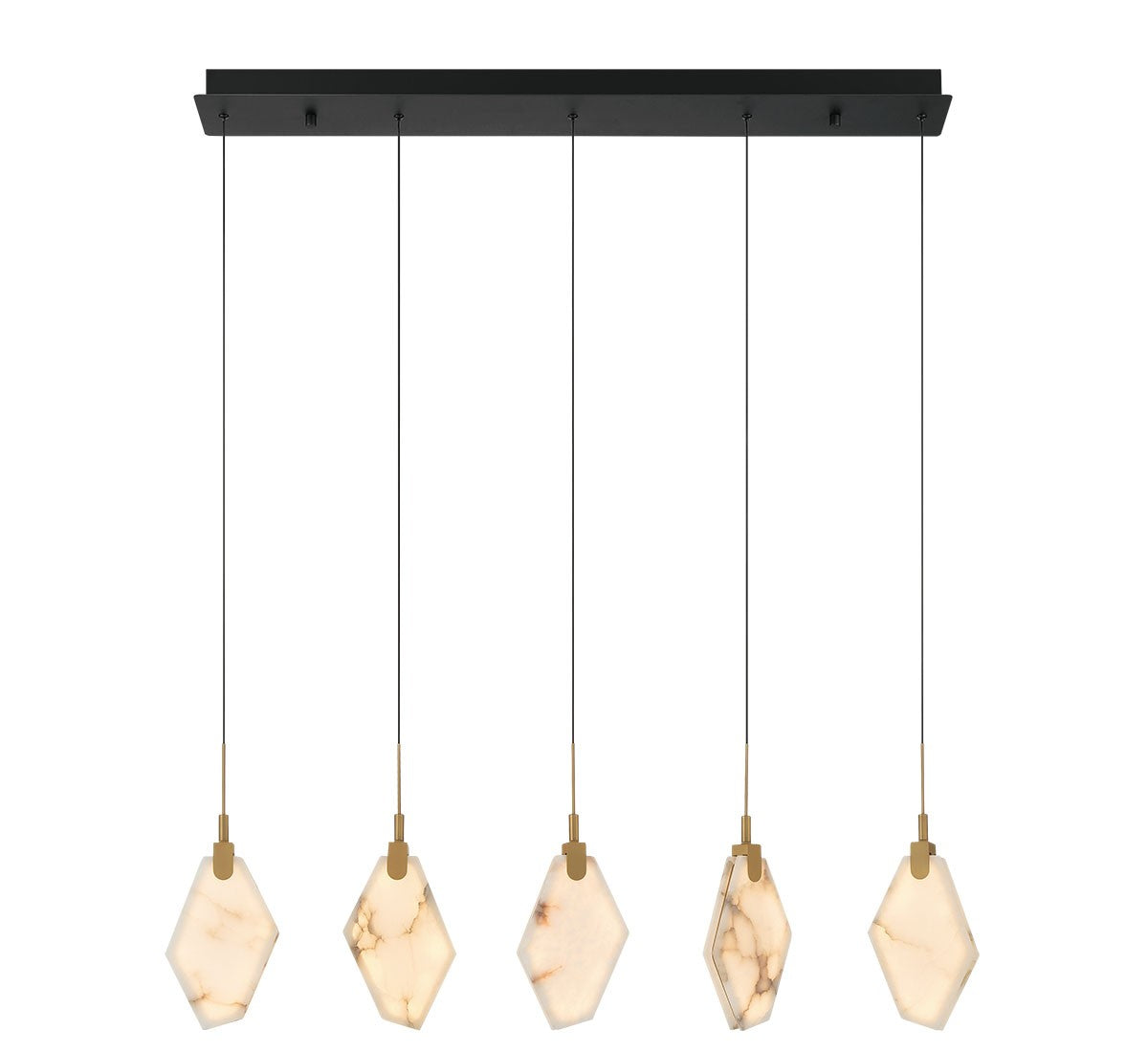 Lib & Co. Canada - 12386-02 - LED Chandelier - Kosmos - Black