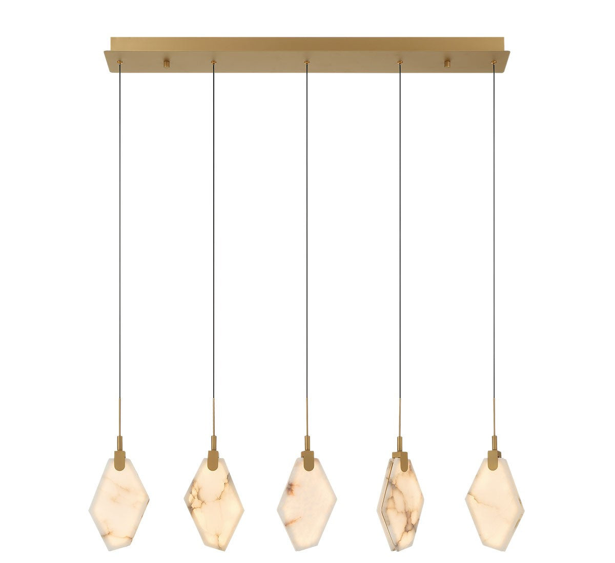 Lib & Co. Canada - 12386-030 - LED Chandelier - Kosmos - Painted antique brass