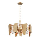 Lib & Co. Canada - 12405-037 - Four Light Convertible Ceiling Mount/Pendant - Castellana - Brushed brass