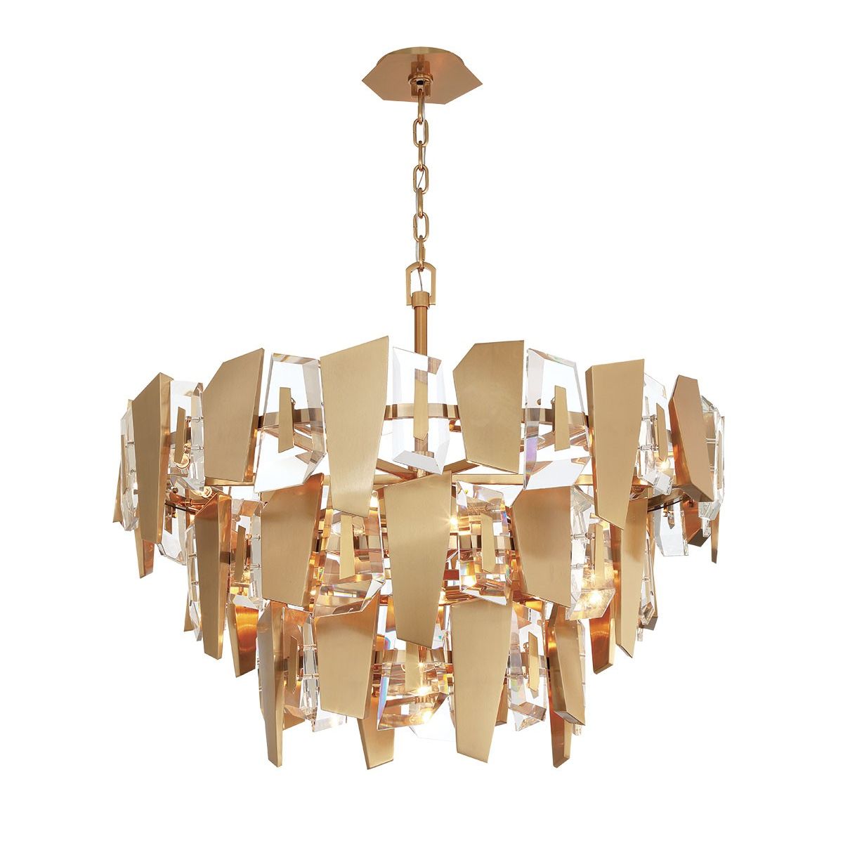 Lib & Co. Canada - 12406-037 - 24 Light Chandelier - Castellana - Brushed brass