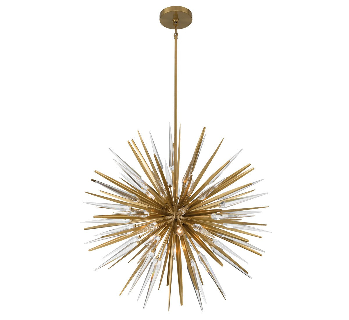 Lib & Co. Canada - 12430-05 - Seven Light Chandelier - Pragma - Soft brass