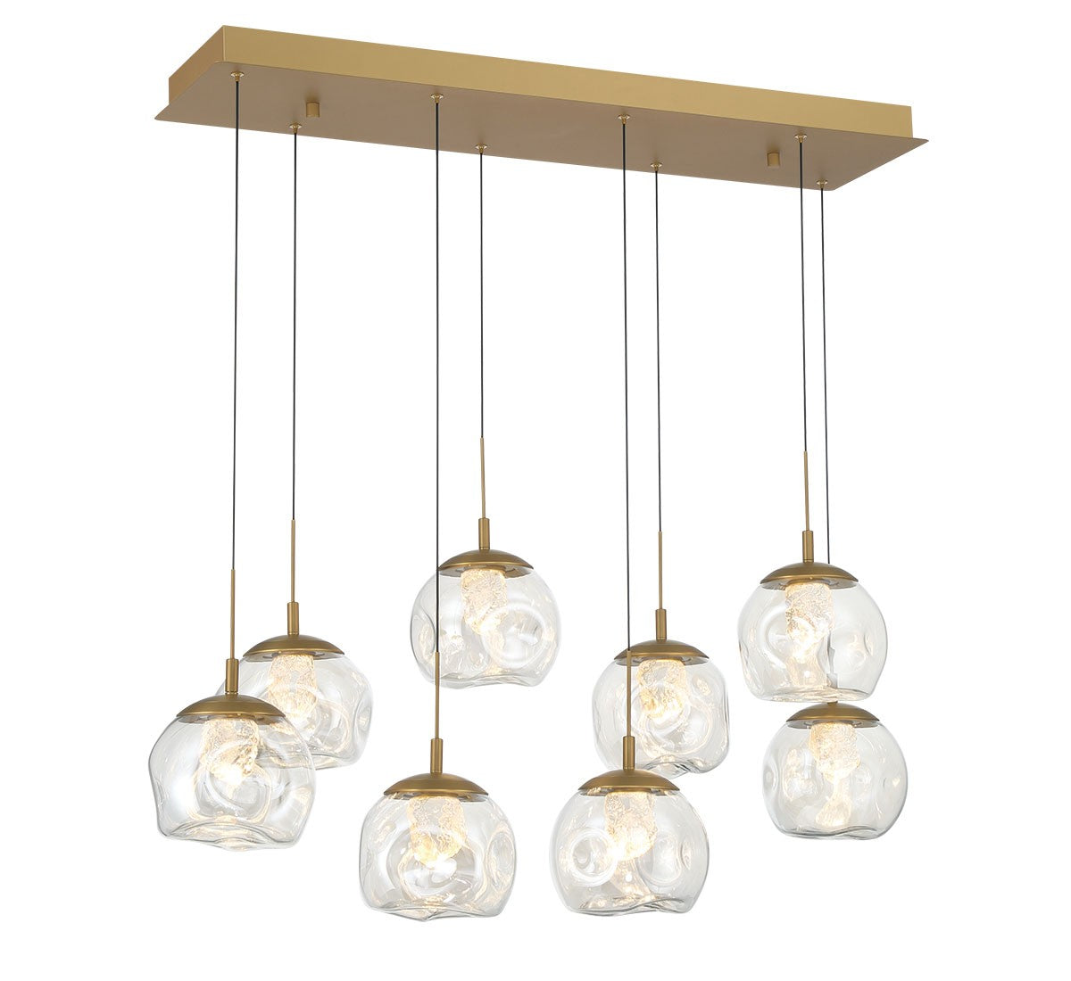 Lib & Co. Canada - 12445-030 - LED Chandelier - Camerino - Painted antique brass
