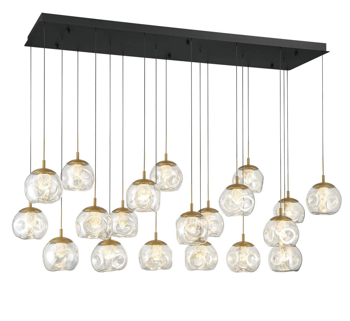 Lib & Co. Canada - 12447-02 - LED Chandelier - Camerino - Matte black