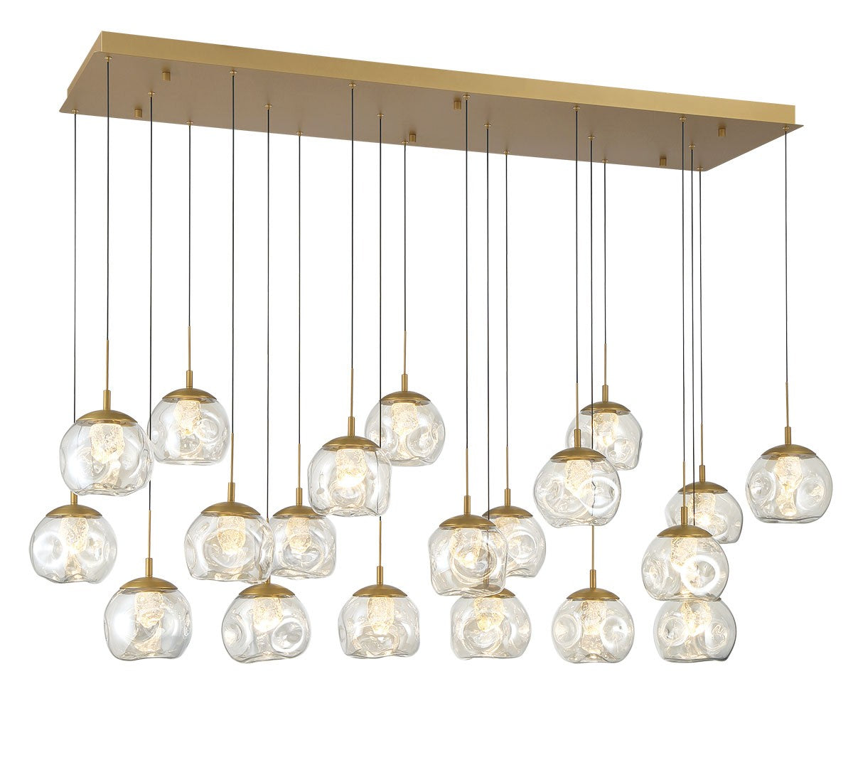 Lib & Co. Canada - 12447-030 - LED Chandelier - Camerino - Painted antique brass