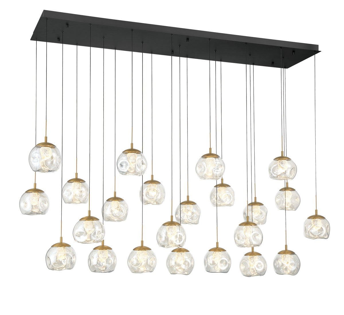 Lib & Co. Canada - 12448-02 - LED Chandelier - Camerino - Matte black