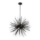Lib & Co. Canada - 12430-06 - Sept Lumières Suspendu - Pragma - Noir métallisé