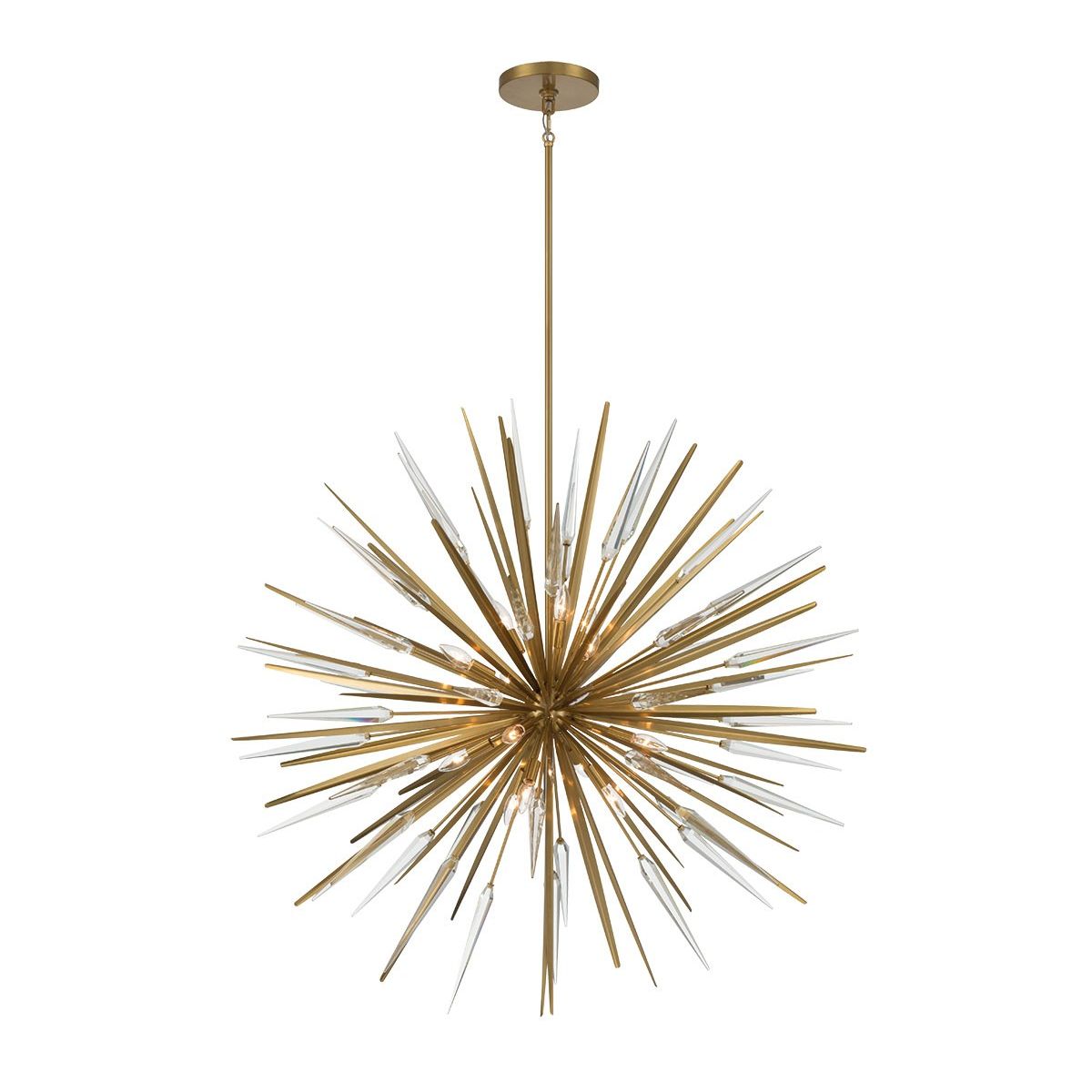 Lib & Co. Canada - 12432-05 - 14 Light Chandelier - Pragma - Soft brass