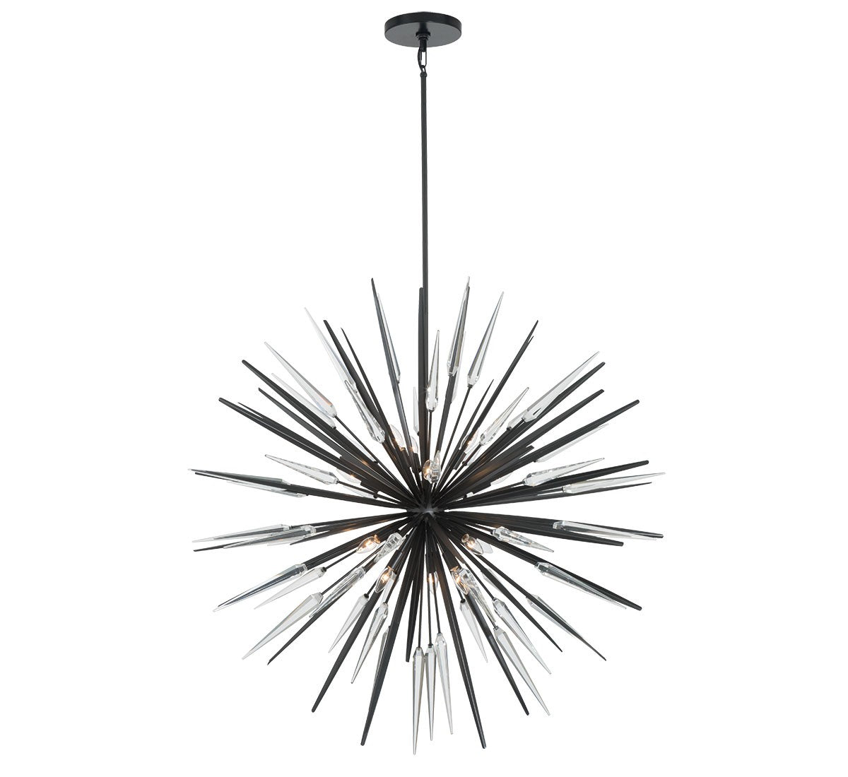 Lib & Co. Canada - 12432-06 - 14 Light Chandelier - Pragma - Metallic black