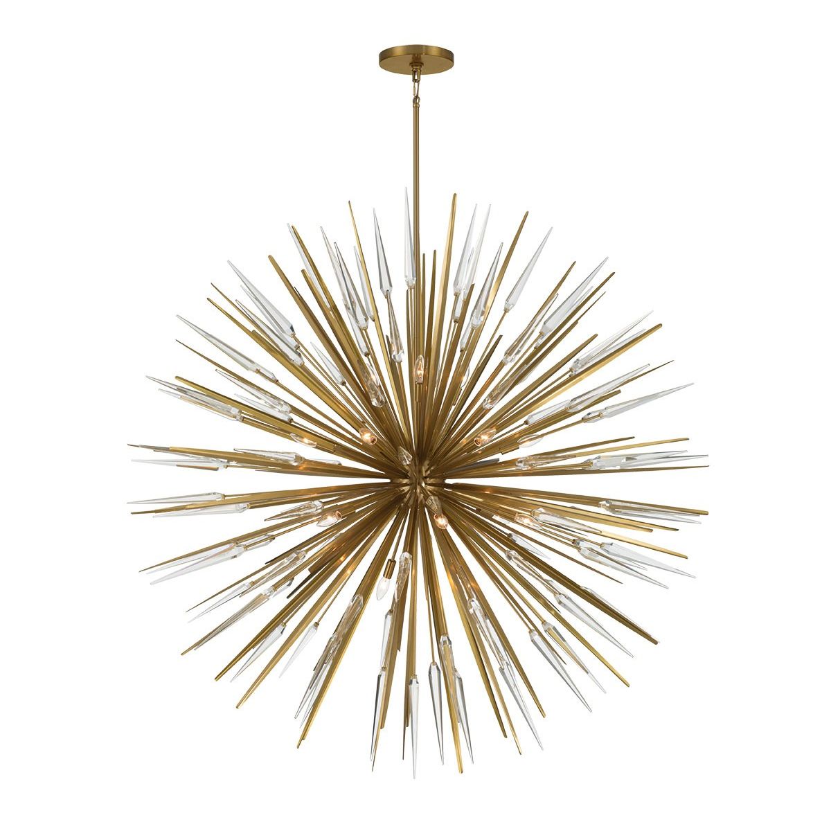 Lib & Co. Canada - 12433-05 - 18 Light Chandelier - Pragma - Soft brass