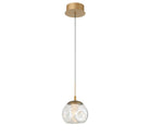 Lib & Co. Canada - 12438-030 - LED Suspension - Camerino - Laiton antique peint