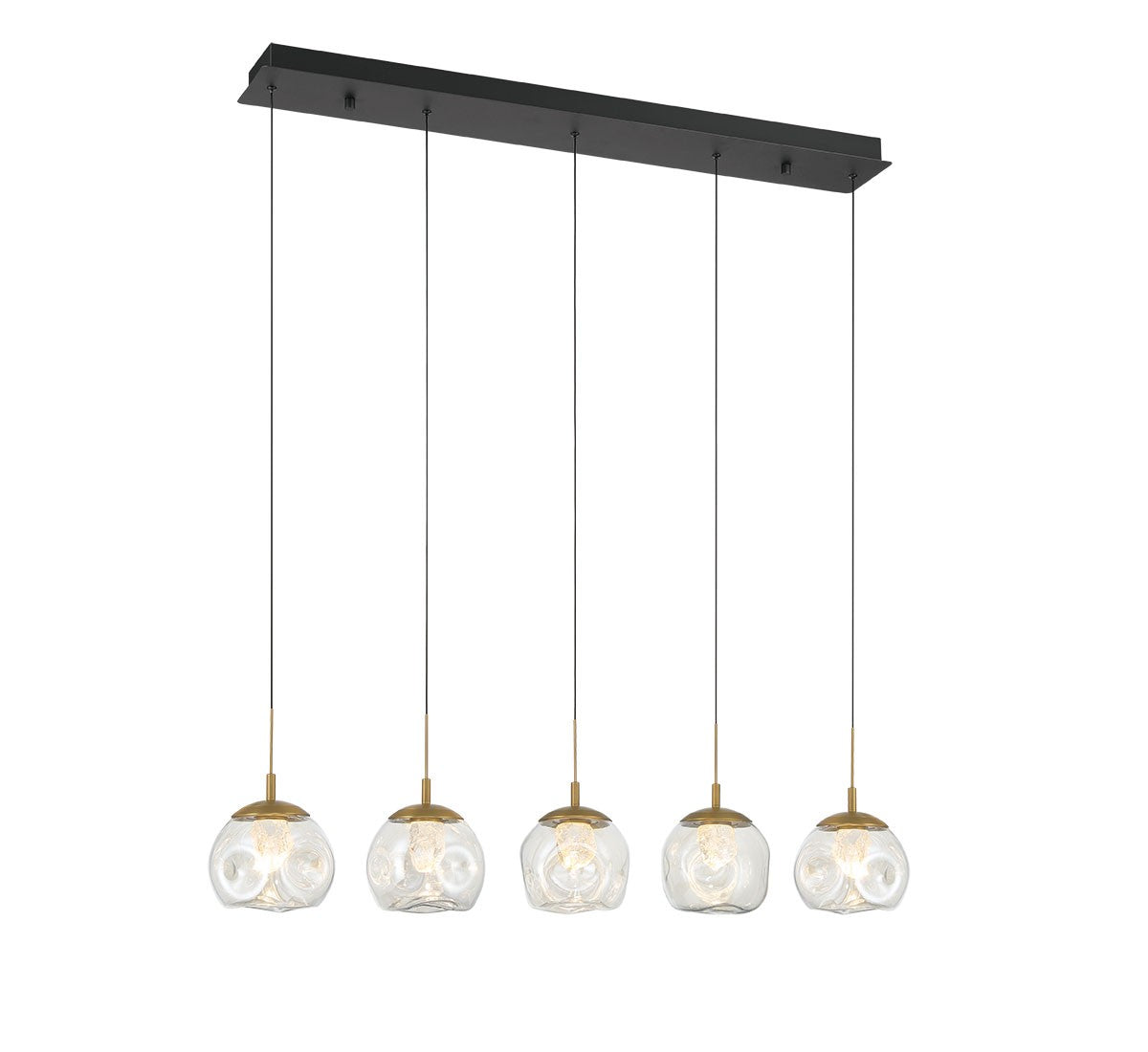 Lib & Co. Canada - 12444-02 - LED Chandelier - Camerino - Matte black