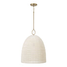 Éclairage Capital - 358811AD - Une lampe Suspension - Natalia - Laiton vieilli