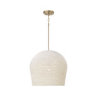 Éclairage Capital - 358813AD - Une lampe Suspension - Natalia - Laiton vieilli