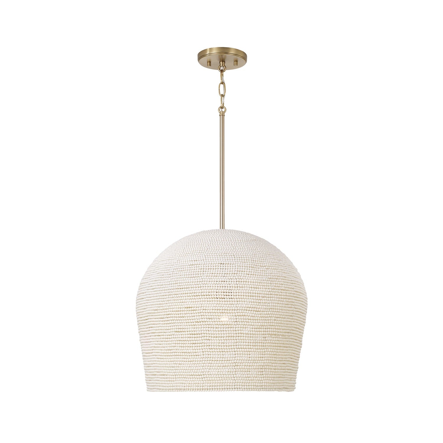 Éclairage Capital - 358813AD - Une lampe Suspension - Natalia - Laiton vieilli