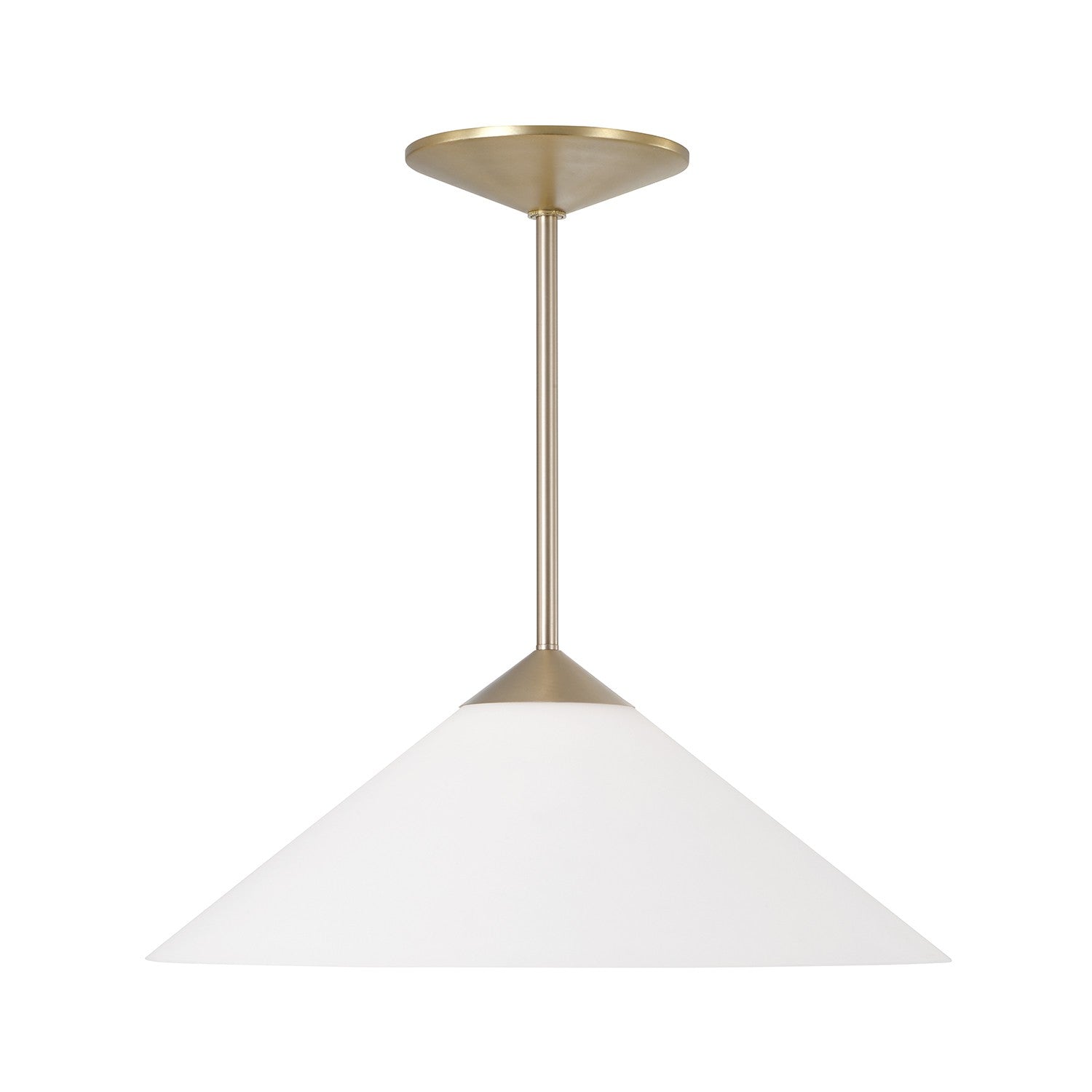 Éclairage Capital - 359111MA - Une lampe Suspension - Gatsby - Laiton mat