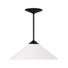 Éclairage Capital - 359111MB - Une lampe Suspension - Gatsby - Noir mat