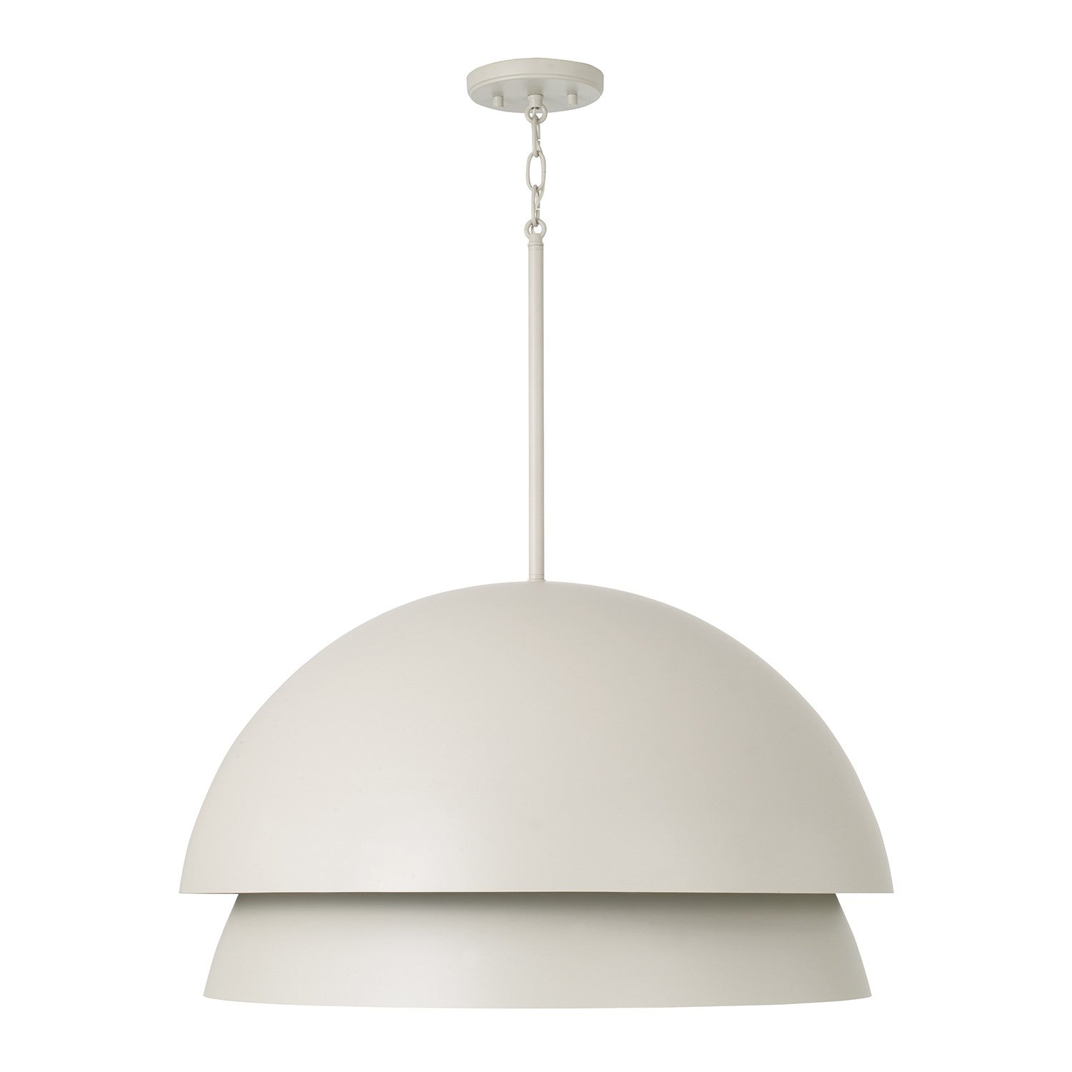 Éclairage Capital - 359212TP - Une lampe Suspension - Jensen - Taupe