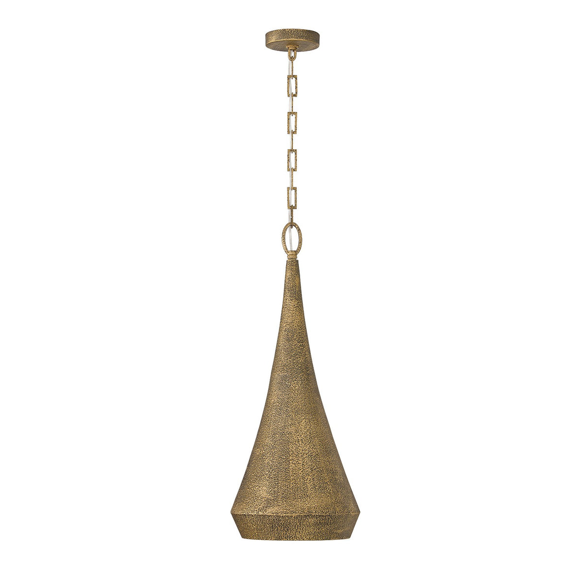 Éclairage Capital - 359811ARG - Une lampe Suspension - Savari - Artisan Gold