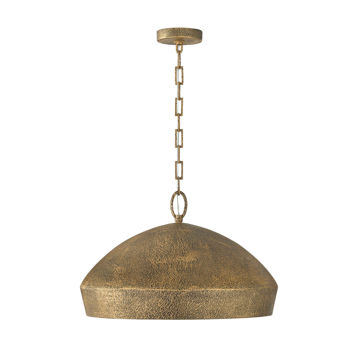 Éclairage Capital - 359812ARG - Une lampe Suspension - Savari - Artisan Gold