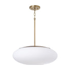 Éclairage Capital - 360511AD - Une lampe Suspension - Soren - Laiton vieilli