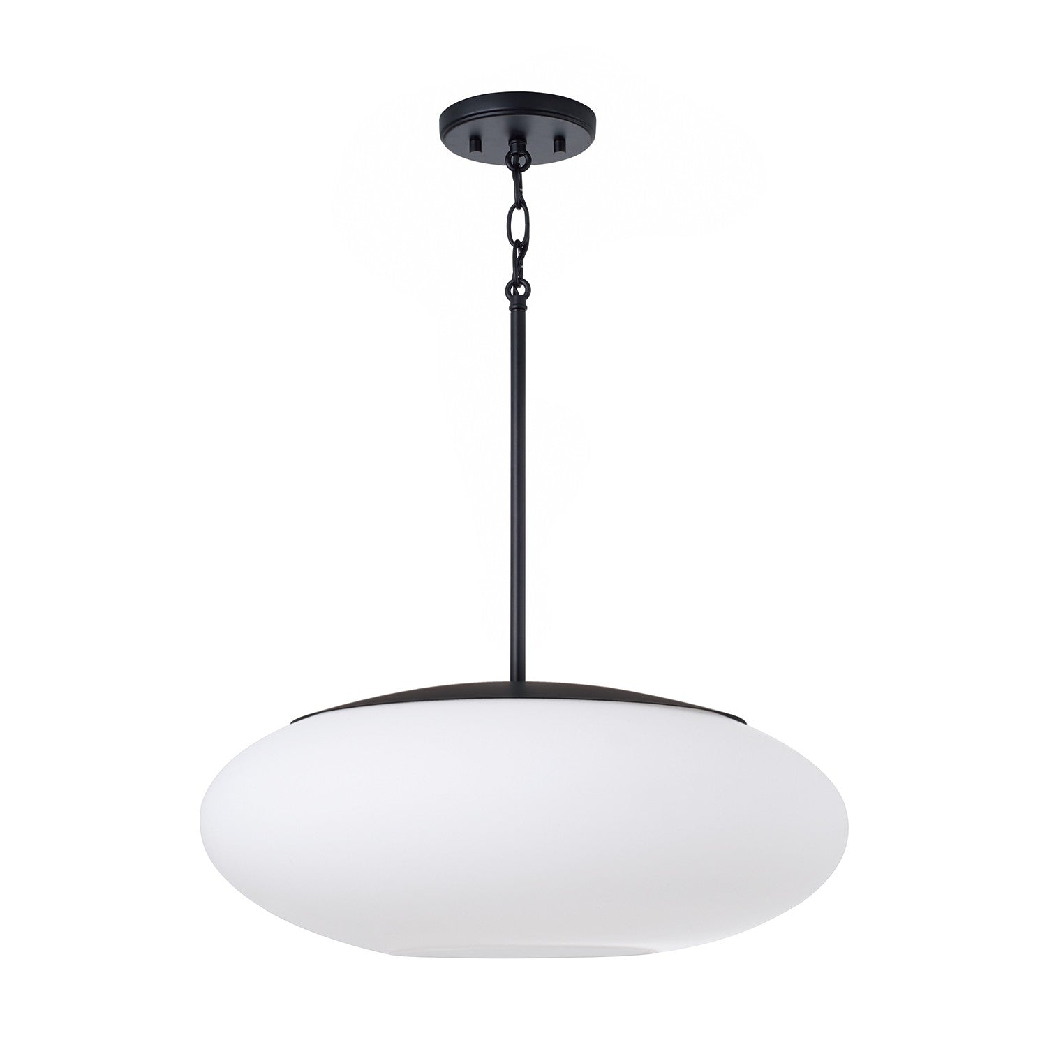 Éclairage Capital - 360511MB - Une lampe Suspension - Soren - Noir mat
