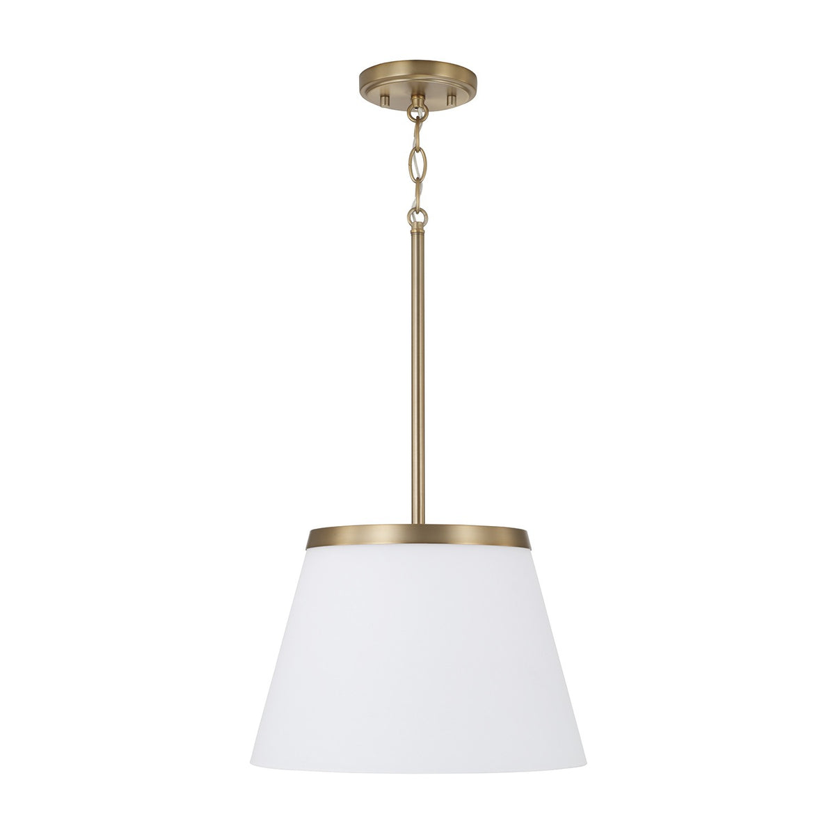 Capital Lighting - 361011AD - One Light Pendant - Drake - Aged Brass