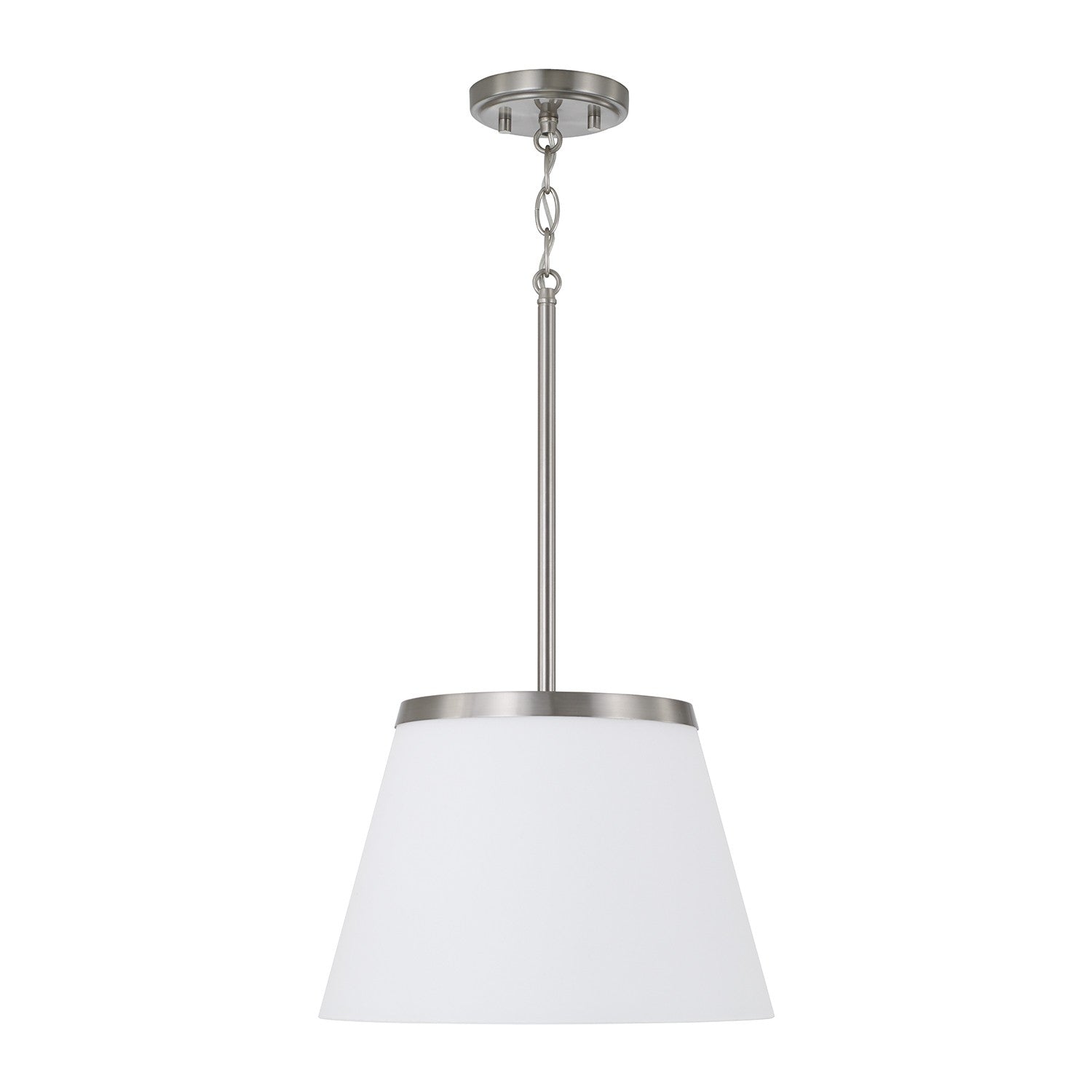 Éclairage Capital - 361011BN - Une lampe Suspension - Drake - Nickel brossé