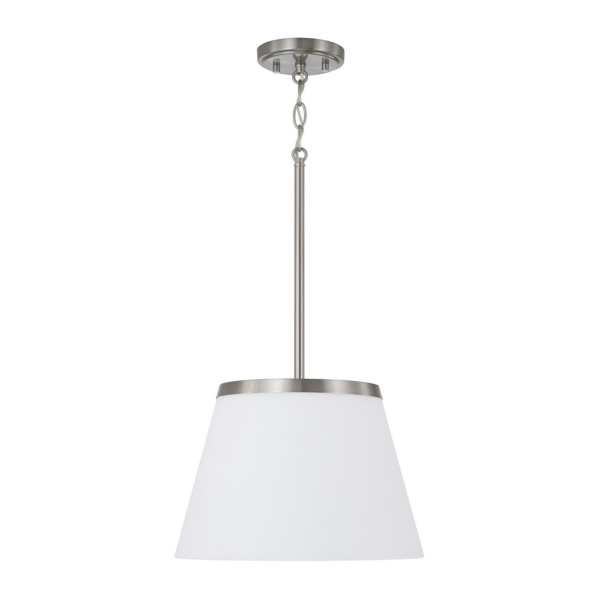 Capital Lighting - 361011BN - One Light Pendant - Drake - Brushed Nickel
