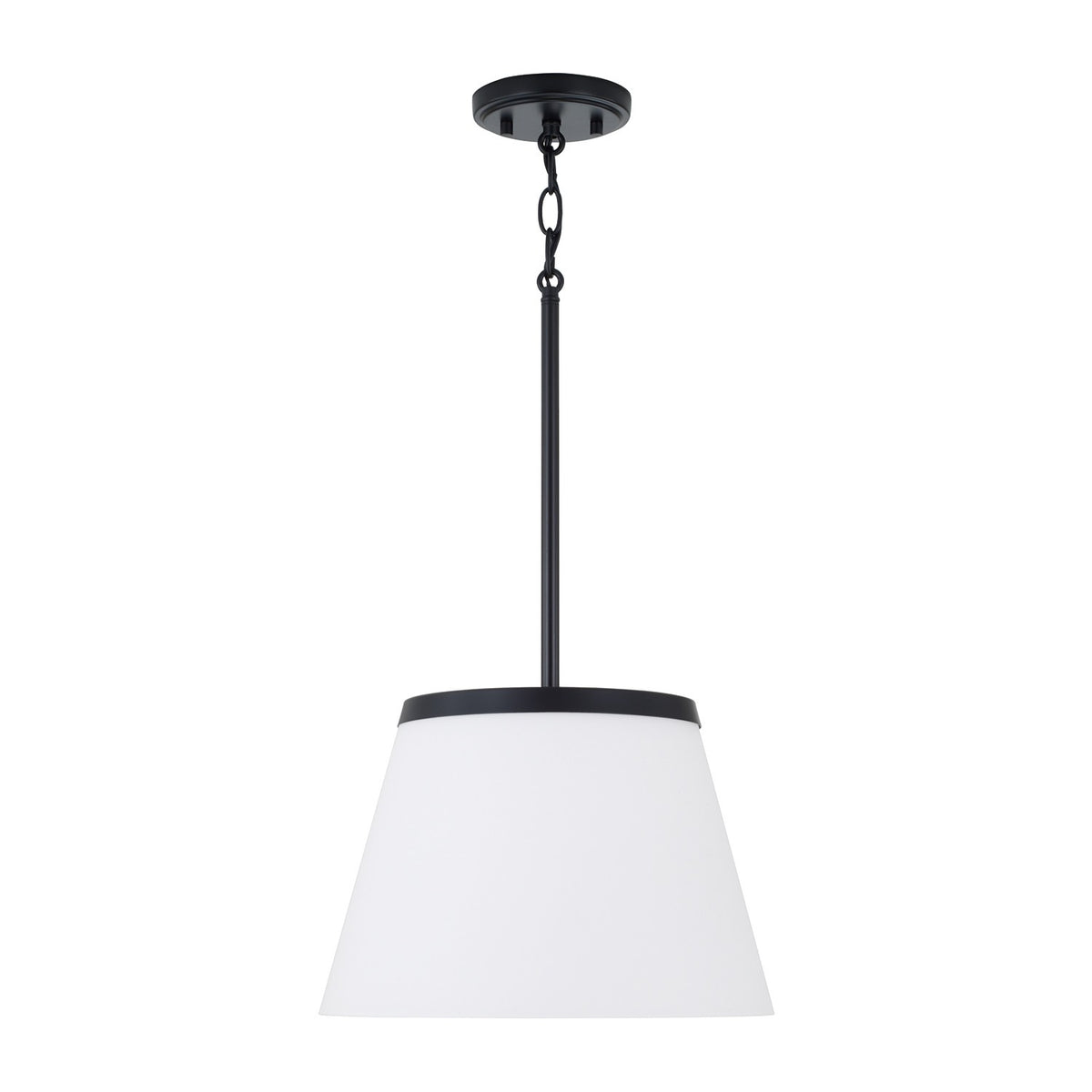 Capital Lighting - 361011MB - One Light Pendant - Drake - Matte Black