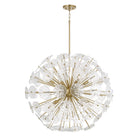 Éclairage Capital - 457881MA - Huit lampes Suspendu - Emélie - Laiton mat