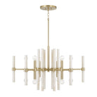 Éclairage Capital - 458001MA - 12 lampes Suspendu - Marlow - Laiton mat