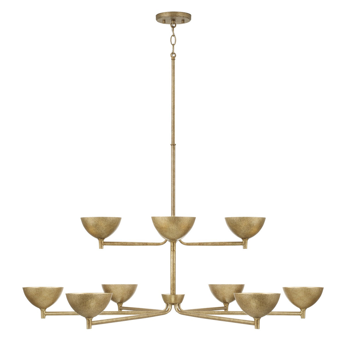 Capital Lighting - 458501FT - LED Chandelier - Francesca - Feathered Gold
