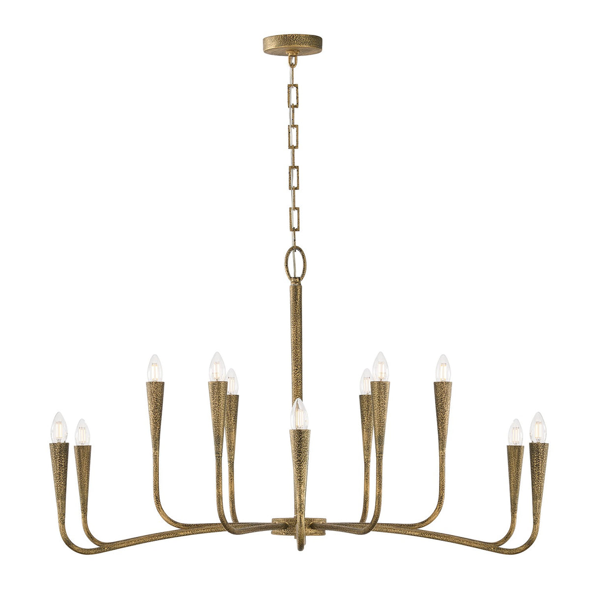 Capital Lighting - 459801ARG - 12 Light Chandelier - Savari - Artisan Gold
