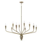 Éclairage Capital - 460401ANB - Dix lampes Suspendu - Palmer - Laiton vieilli