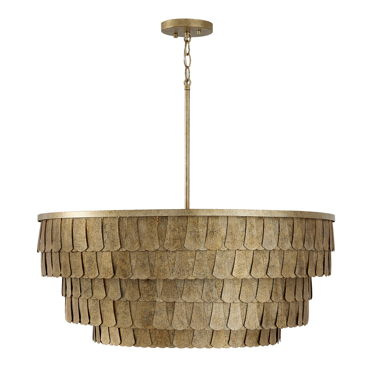 Capital Lighting - 461661AGO - Six Light Chandelier - Arden - Ancestral Gold