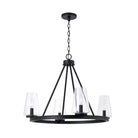Éclairage Capital - 461941MB-662 - Quatre lampes Suspendu - Aaron - Noir mat