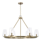 Éclairage Capital - 461961AD-662 - Six lampes Suspendu - Aaron - Laiton vieilli