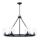 Éclairage Capital - 461961MB-662 - Six lampes Suspendu - Aaron - Noir mat